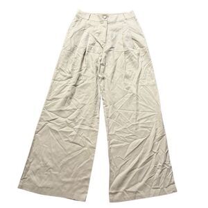 Amadi beige trouser straight leg pants size small